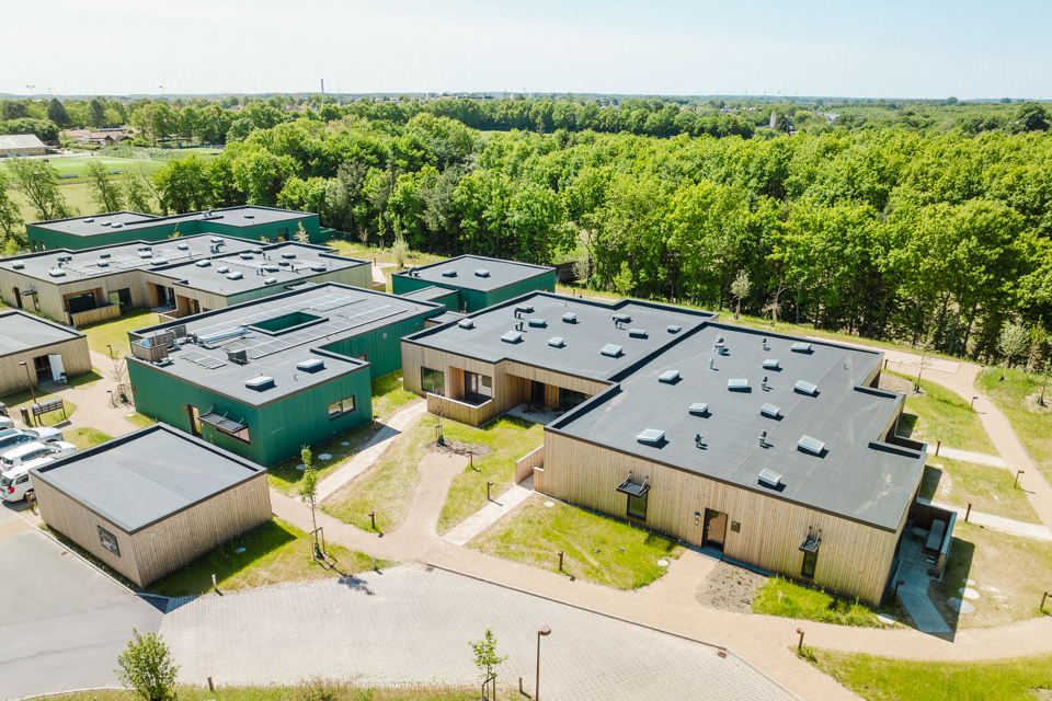 Dronefoto af Nymarksvej