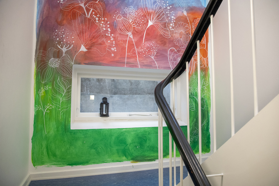 Vægmaleri i Teglgårdsparken