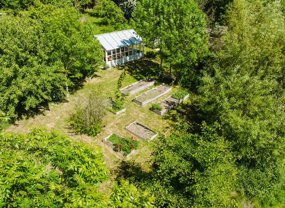 Dronefoto af Centrumværkstedet